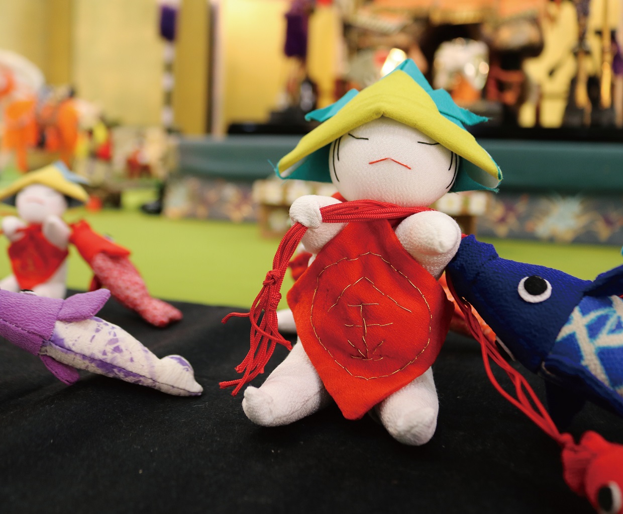 昨年の端午のつるし飾り展の作品